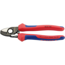 KNIPEX CABLE SHEARS SPRING LOADED HANDLES 165MM