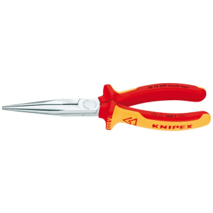 KNIPEX INSULATED VDE CHROME PLATED LONG NOSE CIRCLIP PLIERS 200MM
