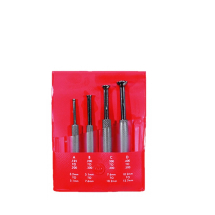 STARRETT SMALL HOLE GAUGE SET 831 - FOR SHALLOW BLIND BORES
