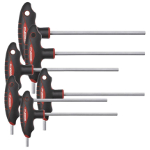 GEDORE RED T HANDLE OFFSET SCREWDRIVER SET 6PC 2.5-8MM