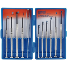 DRAPER WATCHMAKERS SLOTTED SCREWDRIVER SET 11 PC