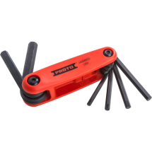 PROTO FOLDING HEX KEY SET WITH COMFORT GRIP 5/32 - 3/8inch
