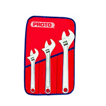 PROTO CLIK-STOP ADJUSTABLE WRENCH SET 3PC 8-12inch