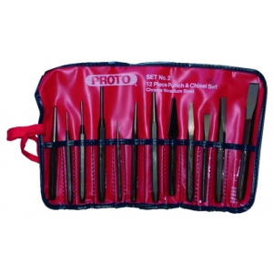 PROTO No. 2  CHISEL AND PUNCH SET OF 12