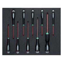 BAHCO FIT AND GO 2/3 FOAM INLAY TORX SCREWDRIVER SET 10PC