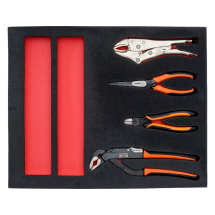 BAHCO FIT AND GO 2/3 FOAM INLAY PLIERS SET 4PC