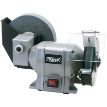 DRAPER WET AND DRY BENCH GRINDER 250W