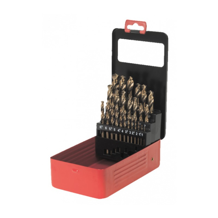 SEALEY HSS COBALT DRILL SET 25PC 1 - 13MM X 0.5MM SEALEY HSS COBALT DRILL SET 25PC 1 - 13MM X 0.5MM