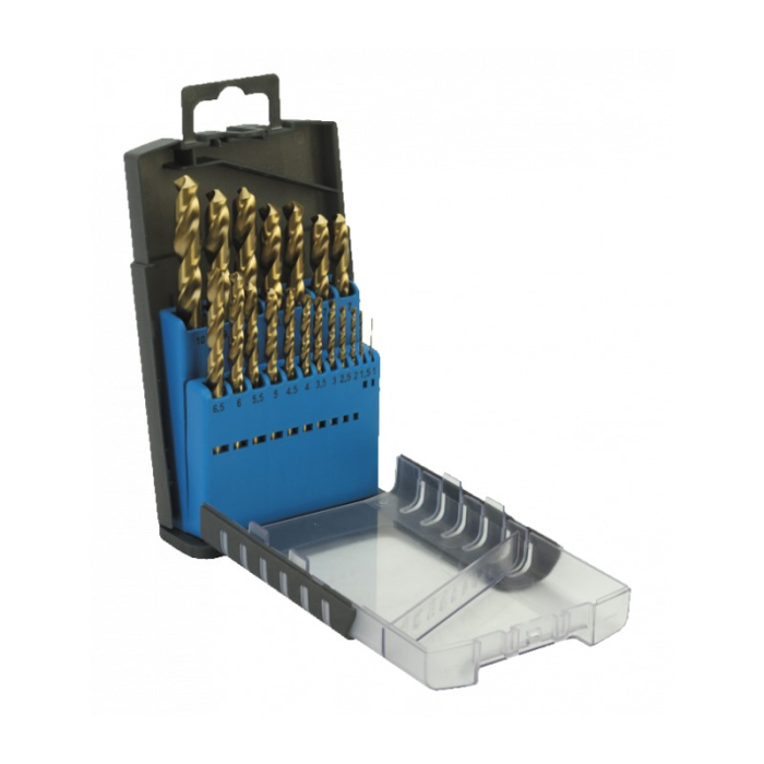 SEALEY HSS TIN COATED DRILL SET 19PC 1 - 10MM X 0.5MM SEALEY HSS TIN COATED DRILL SET 19PC 1 - 10MM X 0.5MM