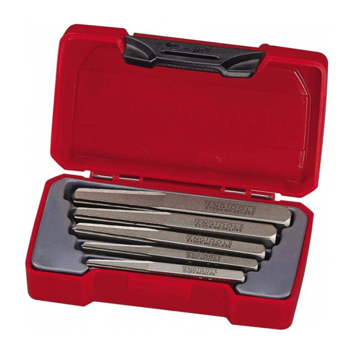 TENG TMSE05S SCREW SXTRACTOR SET 5PC NOS 1 - 5 TENG TMSE05S SCREW SXTRACTOR SET 5PC NOS 1 - 5