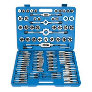METRIC TAP & DIE SET M2 TO M18 110 PC