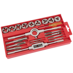 DRAPER REDLINE METRIC TAP & DIE SET 3-12MM