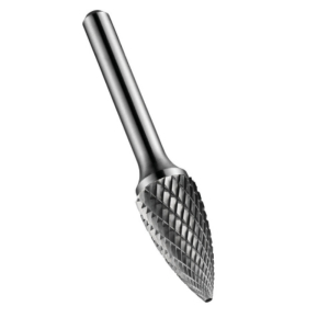 DORMER CARBIDE BRIGHT POINTED TREE BURR 9.6 X 6MM