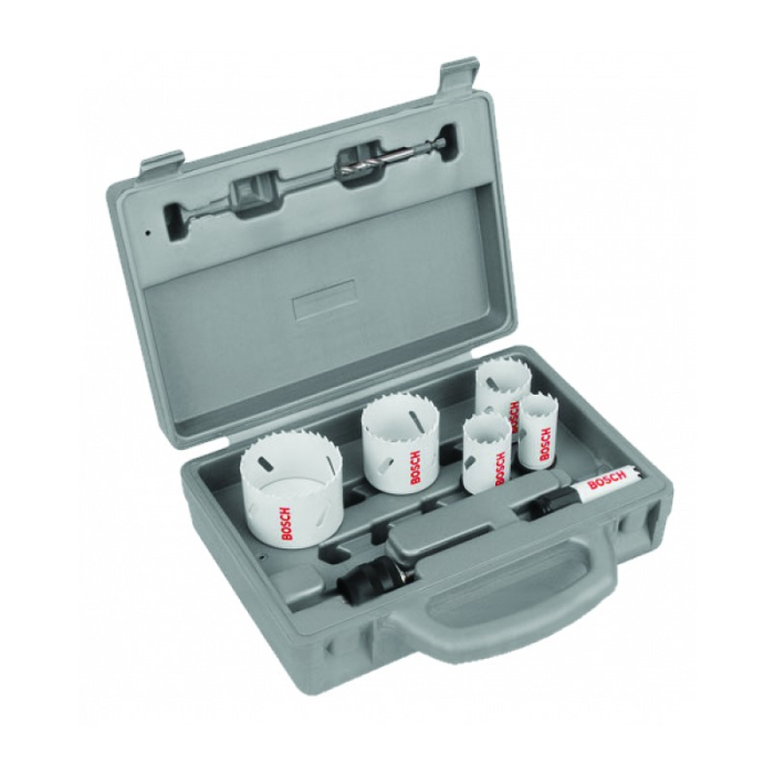BOSCH HOLESAW KIT 6PC 20-64MM BOSCH HOLESAW KIT 6PC 20-64MM