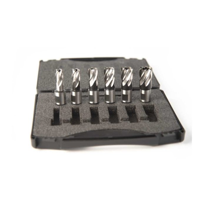 EVOLUTION ANNULAR CUTTER SET 6PC 12 - 22MM EVOLUTION ANNULAR CUTTER SET 6PC 12 - 22MM