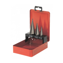 SEALEY HSS STEP DRILL SET 3PC 4MM - 30MM SEALEY HSS STEP DRILL SET 3PC 4MM - 30MM