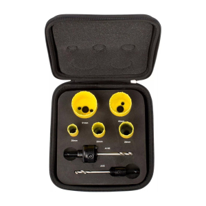 STARRETT BI METAL ELCTRICIANS HOLESAW KIT 5PC Range: 20-51MM STARRETT BI METAL ELCTRICIANS HOLESAW KIT 5PC Range: 20-51MM