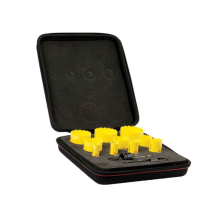 STARRET BI METAL DELUXE PLUMBERS HOLESAW KIT 10PC 16-68MM STARRET BI METAL DELUXE PLUMBERS HOLESAW KIT 10PC 16-68MM