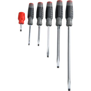 PROTO DURATEK FLAT BLADE SLOTTED SCREWDRIVER SET 6PC PROTO DURATEK FLAT BLADE SLOTTED SCREWDRIVER SET 6PC