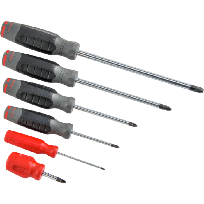 PROTO DURATEK PHILLIPS SCREWDRIVER SET 6PC PROTO DURATEK PHILLIPS SCREWDRIVER SET 6PC