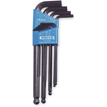 PROTO ROUND HEAD METRIC BALL END HEX KEY SET 9PC PROTO ROUND HEAD METRIC BALL END HEX KEY SET 9PC