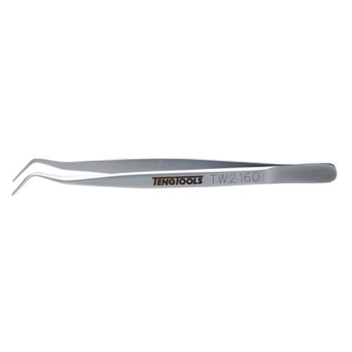 TENG BENT SMOOTH TWEEZER 160MM TENG BENT SMOOTH TWEEZER 160MM