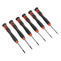 SEALEY PRECISION SECURITY TRX-STAR SCREWDRIVER SET 6PC SEALEY PRECISION SECURITY TRX-STAR SCREWDRIVER SET 6PC