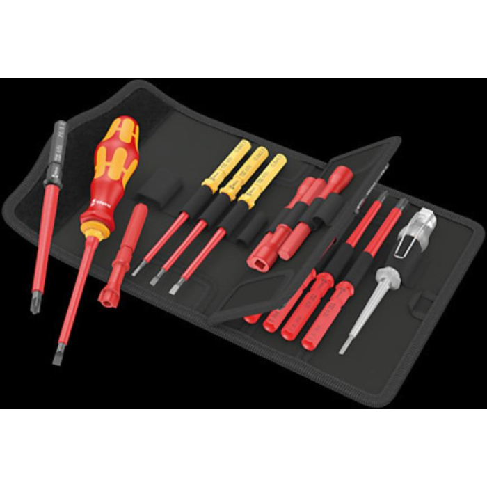 WERA KRAFTFORM KOMPAKT 18 PIECE VDE MULTI-BLADE SCREWDRIVER WERA KRAFTFORM KOMPAKT 18 PIECE VDE MULTI-BLADE SCREWDRIVER