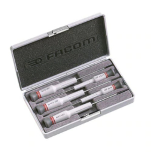 FACOM MICRO-TECH SLOTTED SCREWDRIVER SET 5PC FACOM MICRO-TECH SLOTTED SCREWDRIVER SET 5PC