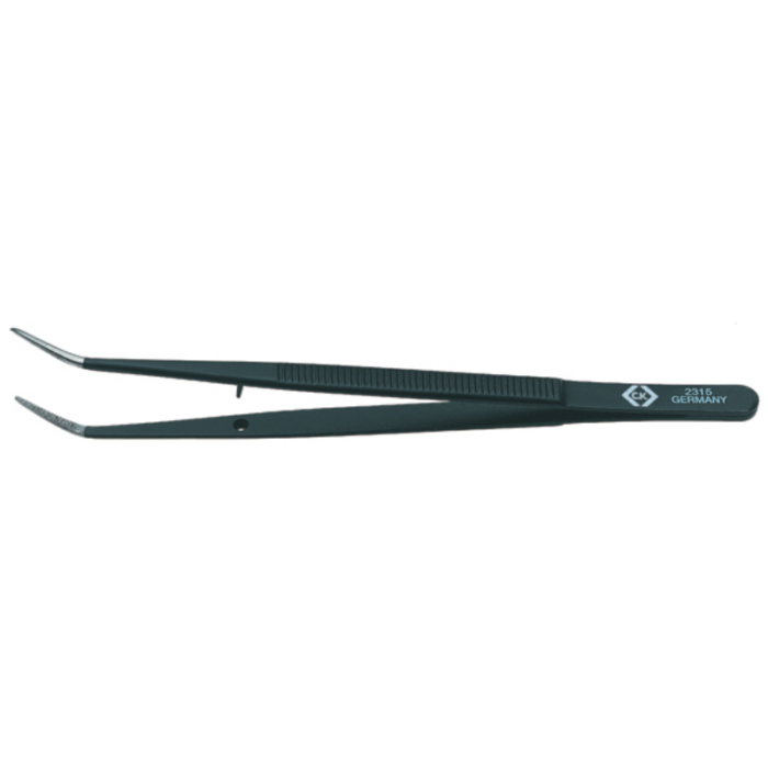 CK PVC COATED TWEEZERS WITH ANGLED BLUNT TIPS CK PVC COATED TWEEZERS WITH ANGLED BLUNT TIPS