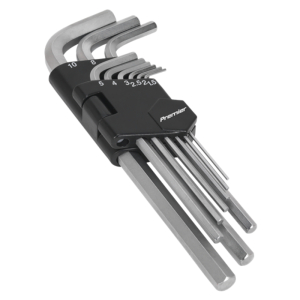 SEALEY LONG METRIC HEX KEY SET 9PC