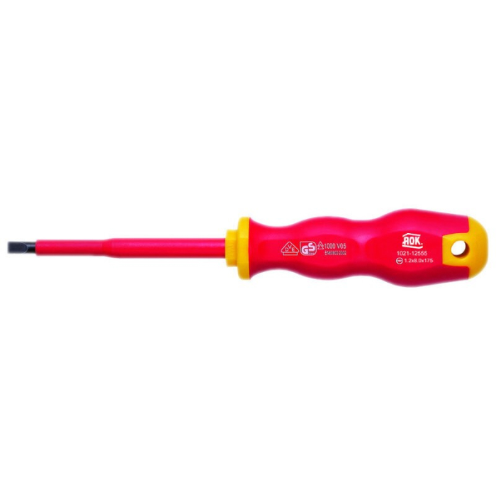 AOK VDE SLOTTED SCREWDRIVER 75MM X 2.5MM AOK VDE SLOTTED SCREWDRIVER 75MM X 2.5MM