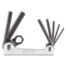 TENG FOLDING HEX KEY SET 2.5-10MM 7PC TENG FOLDING HEX KEY SET 2.5-10MM 7PC