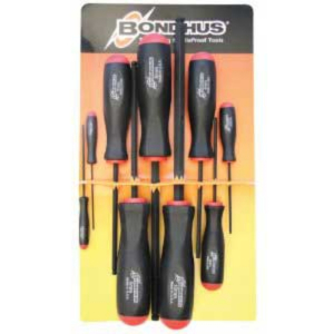 BONDHUS METRIC BALLEND HEX DRIVER SET 1.5 - 10MM BONDHUS METRIC BALLEND HEX DRIVER SET 1.5 - 10MM