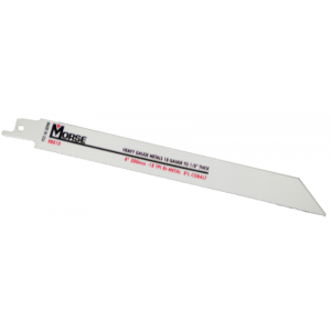 MORSE BI-METAL RECIPROCATING SAW BLADES 12 18TPI MORSE BI-METAL RECIPROCATING SAW BLADES 12 18TPI