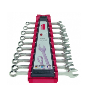TENG METRIC COMBINATION SPANNER SET 10PC 6510A 8-19MM TENG METRIC COMBINATION SPANNER SET 10PC 6510A 8-19MM
