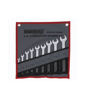 TENG COMBINATION SPANNER SET 9PC 6509AF 1/4-3/4" TENG COMBINATION SPANNER SET 9PC 6509AF 1/4-3/4"
