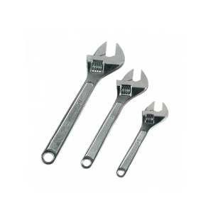 SILVERLINE ADJUSTABLE WRENCH 3PC SET