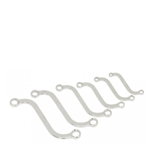 SEALEY METRIC S-SHAPE RING SPANNER SET 6PC SEALEY METRIC S-SHAPE RING SPANNER SET 6PC