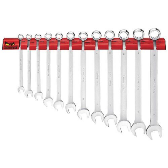 TENG EXTRA LONG COMBINATION SPANNER SET RACK 12PC TENG EXTRA LONG COMBINATION SPANNER SET RACK 12PC
