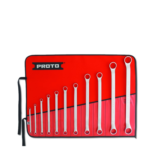 PROTO METRIC OFFSET RING SPANNER SET 11PC 6-32MM PROTO METRIC OFFSET RING SPANNER SET 11PC 6-32MM
