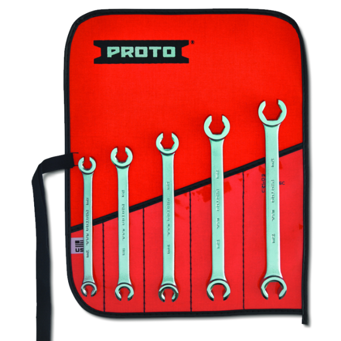 PROTO FLARE NUT SPANNERS SET 7 TO 17MM 5PC PROTO FLARE NUT SPANNERS SET 7 TO 17MM 5PC