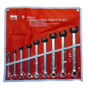 AOK COMBINATION SPANNER SET (1/4 - 3/4") 9PC AOK COMBINATION SPANNER SET (1/4 - 3/4") 9PC