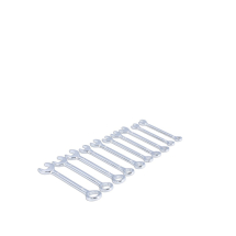 LASER METRIC MINI COMBIANTION SPANNER SET 10PC 4-11MM LASER METRIC MINI COMBIANTION SPANNER SET 10PC 4-11MM