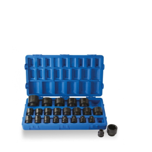 ISS-UK IMPERIAL 1" DRIVE IMPACT SOCKET SET 23PC 3/4-2.3/4"
