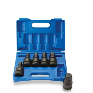 ISS-UK METRIC 1" DRIVE METRIC HEX BIT IMPACT SOCKET SET 6PC 14-27MM