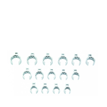 PROTO 1/2inch DRIVE IMPERIAL FLARE NUT CROWFOOT SPANNER SET 15PC 1.1/8 - 2inch PROTO 1/2inch DRIVE IMPERIAL FLARE NUT CROWFOOT SPANNER SET 15PC 1.1/8 - 2inch