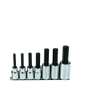 PROTO HEX BIT SET 1/2" DRIVE 7PC 1/4-5/8"
