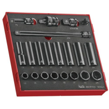 TENG SD IMPACT SOCKET SET ANSI TT2 1/2inch 21 PC TENG SD IMPACT SOCKET SET ANSI TT2 1/2inch 21 PC