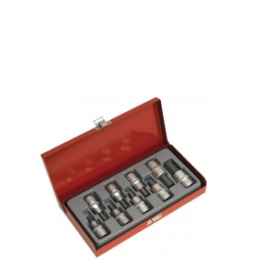 SEALEY 1/2" DRIVE METRIC HEX BIT SOCKET SET 9PC 5-17MM